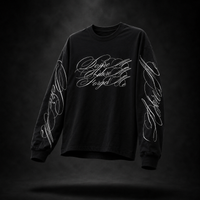 Obsidian Script Long Sleeve Tee