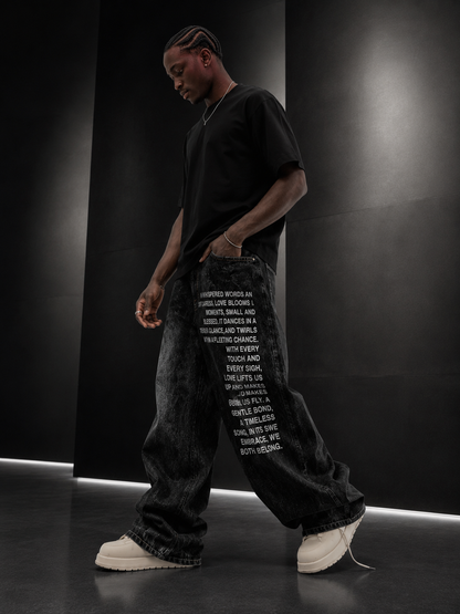 Poetry Motion Black Jeans