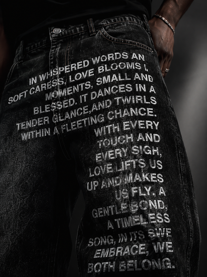 Poetry Motion Black Jeans